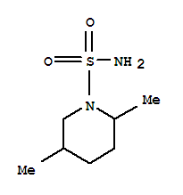 (8ci)-2,5-二甲基-1-哌啶磺酰胺結(jié)構(gòu)式_29609-26-5結(jié)構(gòu)式