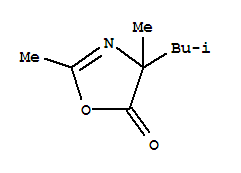 2-Oxazolin-5-one, 4-isobutyl-2,4-dimethyl-, ()-(8ci)Structure,29679-03-6Structure 2-Oxazolin-5-one, 4-isobutyl-2,4-dimethyl-, ()-(8ci) Structure,29679-03-6Structure