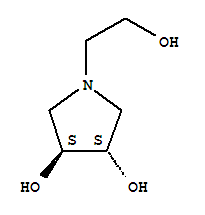 (3s,4s)-(9ci)-1-(2-羥基乙基)-3,4-吡咯烷二醇結構式_298688-67-2結構式