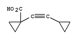 (8ci)-1-(環(huán)丙基乙炔)-環(huán)丙烷羧酸結(jié)構(gòu)式_30116-04-2結(jié)構(gòu)式