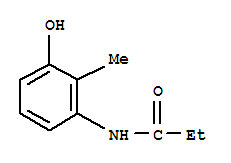 N-(3-羥基-2-甲基苯基)-丙酰胺結(jié)構(gòu)式_301663-52-5結(jié)構(gòu)式