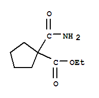 (9ci)-1-(氨基羰基)-環(huán)戊烷羧酸乙酯結(jié)構(gòu)式_302555-19-7結(jié)構(gòu)式