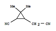 (9ci)-3-氰基-2,2-二甲基-環(huán)丙烷乙腈結構式_302778-34-3結構式