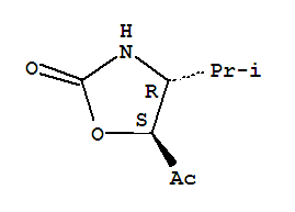 2-Oxazolidinone, 5-acetyl-4-(1-methylethyl)-, (4r,5s)-(9ci)Structure,306776-28-3Structure 2-Oxazolidinone, 5-acetyl-4-(1-methylethyl)-, (4r,5s)-(9ci) Structure,306776-28-3Structure