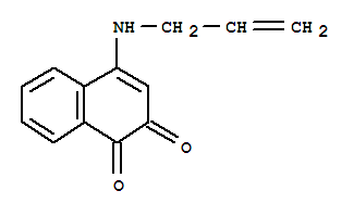 (9ci)-4-(2-丙烯基氨基)-1,2-萘二酮結(jié)構(gòu)式_307330-98-9結(jié)構(gòu)式