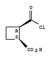 順式-(8ci)-2-(氯甲酰基)-環(huán)丁烷羧酸結(jié)構(gòu)式_31838-29-6結(jié)構(gòu)式