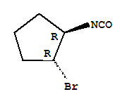 反式-(9ci)-1-溴-2-異氰酰基-環(huán)戊烷結(jié)構(gòu)式_31849-59-9結(jié)構(gòu)式