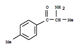  2-氨基-1-(4-甲基苯基)-1-丙酮結(jié)構(gòu)式_31952-47-3結(jié)構(gòu)式