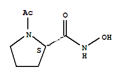 (s)-(9ci)-1-乙?；?n-羥基-2-吡咯烷羧酰胺結(jié)構(gòu)式_31982-74-8結(jié)構(gòu)式