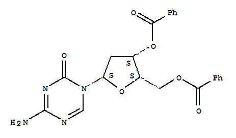 4-氨基-1-(3,5-di-O-苯甲?；?2-脫氧-β-L-蘇-戊呋喃糖基)-1,3,5-噻嗪-2(1H)-酮結構式_324018-62-4結構式