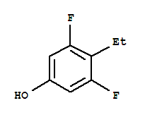 (9CI)-4-乙基-3,5-二氟-苯酚結(jié)構(gòu)式_326493-67-8結(jié)構(gòu)式