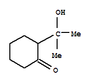 2-(1-羥基-1-甲基乙基)-環(huán)己酮結(jié)構(gòu)式_3304-23-2結(jié)構(gòu)式