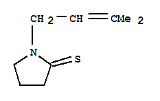 (8ci)-1-(3-甲基-2-丁烯)-2-吡咯烷硫酮結(jié)構(gòu)式_33226-29-8結(jié)構(gòu)式