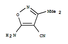(9ci)-5-氨基-3-(二甲基氨基)-4-異噁唑甲腈結構式_339023-07-3結構式