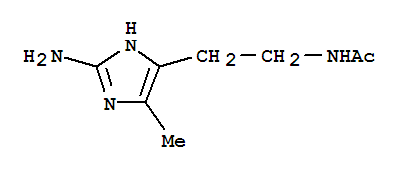 (9CI)-N-[2-(2-氨基-5-甲基-1H-咪唑-4-基)乙基]-乙酰胺結構式_344407-69-8結構式