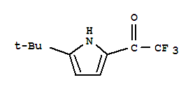 (9CI)-1-[5-(1,1-二甲基乙基)-1H-吡咯-2-基]-2,2,2-三氟-乙酮結(jié)構(gòu)式_34773-59-6結(jié)構(gòu)式