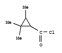 (9ci)-2,2,3-三甲基-環(huán)丙烷羰酰氯結構式_34909-61-0結構式