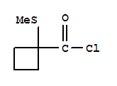 (9ci)-1-(甲基硫代)-環(huán)丁烷羰酰氯結(jié)構(gòu)式_35120-21-9結(jié)構(gòu)式