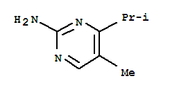 (9ci)-5-甲基-4-(1-甲基乙基)-2-嘧啶胺結(jié)構(gòu)式_35733-55-2結(jié)構(gòu)式