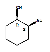 順式-(9ci)-2-乙酰基-環(huán)己烷甲腈結(jié)構(gòu)式_35960-41-9結(jié)構(gòu)式