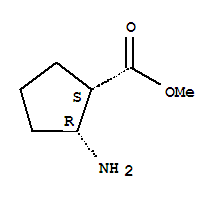 (1s,2r)-(9ci)-2-氨基-環(huán)戊烷羧酸甲酯結(jié)構(gòu)式_362485-20-9結(jié)構(gòu)式
