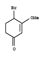 (9ci)-4-溴-3-甲氧基-2-環(huán)己烯-1-酮結(jié)構(gòu)式_36379-44-9結(jié)構(gòu)式