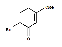 (9ci)-6-溴-3-甲氧基-2-環(huán)己烯-1-酮結(jié)構(gòu)式_36379-45-0結(jié)構(gòu)式