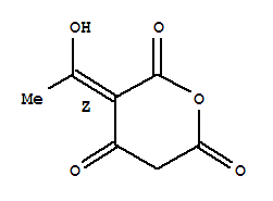 2H-pyran-2,4,6(3h,5h)-trione,3-(1-hydroxyethylidene)-,(3z)-(9ci)Structure,368876-55-5Structure 2H-pyran-2,4,6(3h,5h)-trione,3-(1-hydroxyethylidene)-,(3z)-(9ci) Structure,368876-55-5Structure