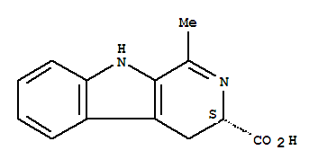 (S)-4,9-二氫-1-甲基-3H-吡啶并[3,4-b]吲哚-3-羧酸結構式_39537-10-5結構式