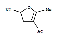 (9ci)-4-乙?；?2,3-二氫-5-甲基-2-呋喃甲腈結(jié)構(gòu)式_39822-46-3結(jié)構(gòu)式
