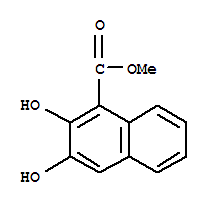 (9ci)-2,3-二羥基-1-萘羧酸甲酯結構式_401623-89-0結構式