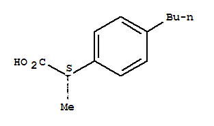 (S)-2-(4-丁基苯基)-丙酸結構式_404354-76-3結構式
