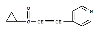 (9ci)-1-環(huán)丙基-3-(4-吡啶)-2-丙烯-1-酮結(jié)構(gòu)式_404916-67-2結(jié)構(gòu)式