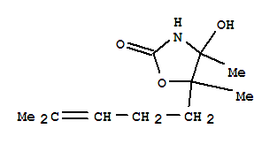 2-Oxazolidinone,4-hydroxy-4,5-dimethyl-5-(4-methyl-3-pentenyl)-(9ci)Structure,405278-53-7Structure 2-Oxazolidinone,4-hydroxy-4,5-dimethyl-5-(4-methyl-3-pentenyl)-(9ci) Structure,405278-53-7Structure