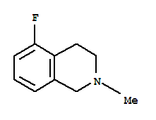 (9ci)-5-氟-1,2,3,4-四氫-2-甲基-異喹啉結(jié)構(gòu)式_406923-63-5結(jié)構(gòu)式