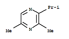 (9CI)-2,6-二甲基-3-(1-甲基乙基)-吡嗪結(jié)構(gòu)式_40790-19-0結(jié)構(gòu)式