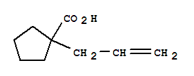 (9ci)-1-(2-丙烯基)-環(huán)戊烷羧酸結(jié)構(gòu)式_411238-08-9結(jié)構(gòu)式