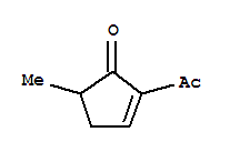 (9ci)-2-乙?；?5-甲基-2-環(huán)戊烯-1-酮結構式_412016-68-3結構式