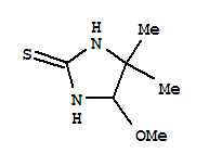 (9ci)-5-甲氧基-4,4-二甲基-2-咪唑啉硫酮結構式_412301-14-5結構式