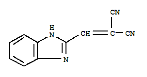 (9ci)-(1H-苯并咪唑-2-基亞甲基)-丙二腈結構式_42579-99-7結構式