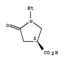(3s)-(9ci)-1-乙基-5-氧代-3-吡咯烷羧酸結(jié)構(gòu)式_428518-38-1結(jié)構(gòu)式