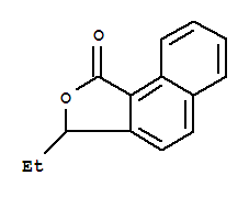 (9ci)-3-乙基-萘并[1,2-c]呋喃-1(3h)-酮結(jié)構(gòu)式_434337-35-6結(jié)構(gòu)式