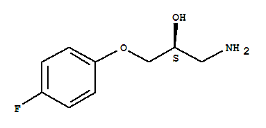 (2s)-(9ci)-1-氨基-3-(4-氟苯氧基)-,2-丙醇結(jié)構(gòu)式_437765-35-0結(jié)構(gòu)式
