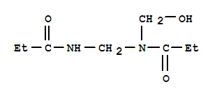 N-(羥基甲基)-N-[[(1-氧代丙基)氨基]甲基]-丙酰胺結構式_439940-80-4結構式