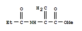 (9ci)-2-[(1-氧代丙基)氨基]-2-丙酸甲酯結(jié)構(gòu)式_445396-91-8結(jié)構(gòu)式