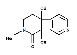 (9ci)-3,4-二羥基-1-甲基-4-(4-吡啶)-2-哌啶酮結(jié)構(gòu)式_446027-96-9結(jié)構(gòu)式