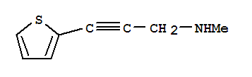 (9ci)-n-甲基-3-(2-噻吩)-2-丙炔-1-胺結(jié)構(gòu)式_450357-06-9結(jié)構(gòu)式