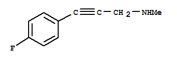 (9ci)-3-(4-氟苯基)-n-甲基-2-丙炔-1-胺結(jié)構(gòu)式_450357-63-8結(jié)構(gòu)式