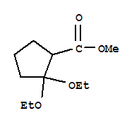 (9ci)-2,2-二乙氧基-環(huán)戊烷羧酸甲酯結(jié)構(gòu)式_450408-27-2結(jié)構(gòu)式