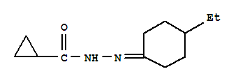(9ci)-(4-乙基環(huán)己基)肼環(huán)丙烷羧酸結(jié)構(gòu)式_452931-78-1結(jié)構(gòu)式